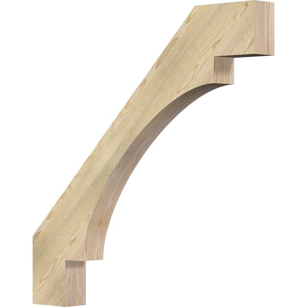 Ekena Millwork 4"W x 40"D x 40"H Merced Rough Sawn Knee Brace, Douglas Fir BRC04X40X40MRC00RDF - main